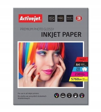 Papier fotograficzny ActiveJet Papier błyszczący 