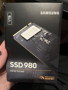 Dysk ssd m2 samsung 980 1TB (Prawie jak nowy)