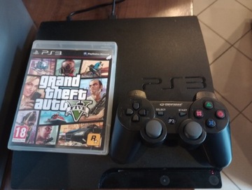 PS3 Konsola PlayStation 3 Pad gra GTA 5 