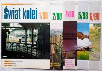 ŚWIAT KOLEI 1, 2, 4, 5, 6 / 1998