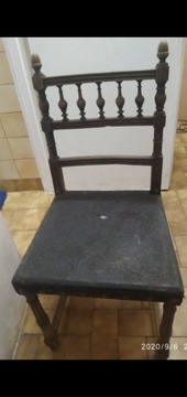 Krzesła henrykowskie 2 szt,antyk