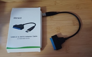 Kabel przejściowy USB 3.0 na SATA do dysków SSD