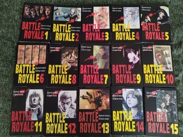 Battle Royale manga komplet 1-15