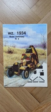 Model kartonowy "wz. 1934", stan: dobry