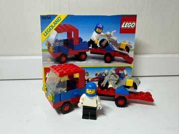 LEGO classic town; zesta 6654 Motorcycle Transport