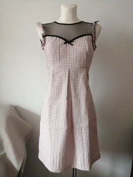 sukienka ciążowa Pin up pink dress happymum xs