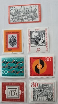 Niemcy RFN 1971 zestaw pełnych serii 