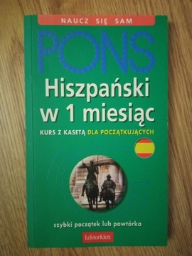 PONS Hiszpański w 1 miesiąc dla początkujących