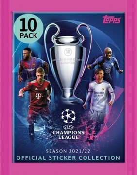 Champions League UEFA 2021/22 topps 50saszetek