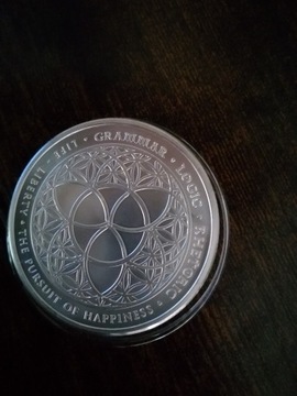 Srebrna moneta Silver Shield Trivium 5oz 2014
