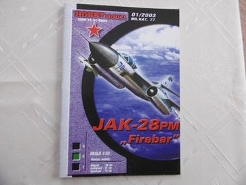 Samolot JAK-28 PM FIREBAR Hobby Model nr.77