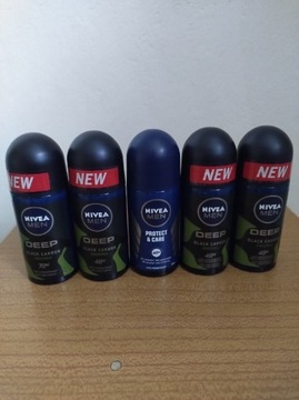 5szt. Antypre Nivea DEEP CARBON AMAZONIA + PROTECT