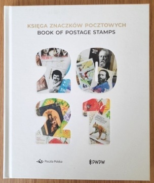 Księga polskich znaczków pocztowych 2021, czyste