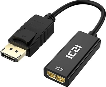Adapter przejściówka HDMI na DisplayPort 4K ICZI