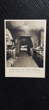 Kartka 1942 Ausstellung>Das Sowjet-Paradies<