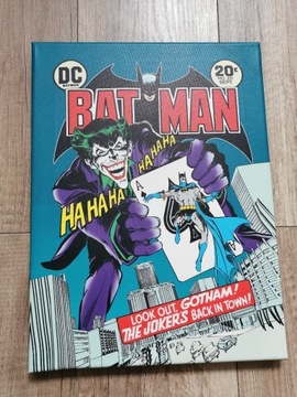 Plakat Batman Joker na płótnie 30x40cm