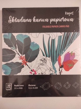 Składana kanwa papierowa