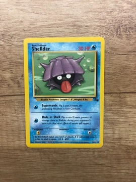 Karta Pokemon Shellder Fossil 54/62