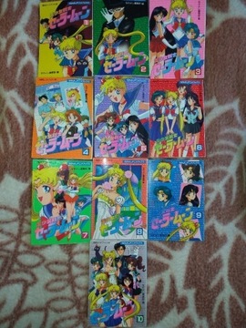 Sailor Moon - zestaw animebookow z lat 90