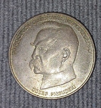 Moneta 50 000 1988 Piłsudski 