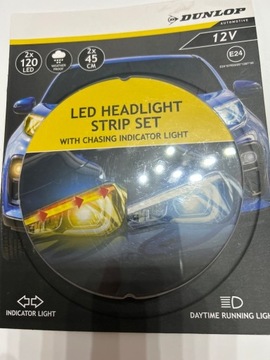 Reflektor sam LED z kierunkowskazami Dunlop