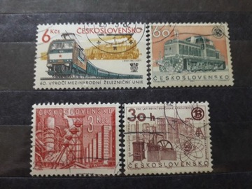 znaczki pocztowe Czechosłowacja przemysł transport