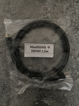 Kabel HDMI mini. >> HDMI. 1,5m