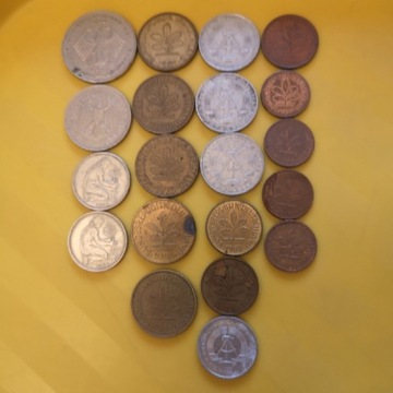 20szt monet Niemieckich