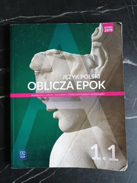 OBLICZA EPOK 1.1 podr.do j.polskiego LO TECHN.