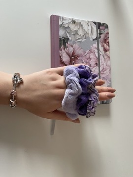 Scrunchies violet set 