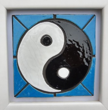 Mozaika ceramiczna Yin Yang 