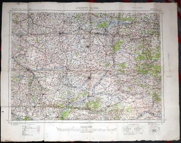 Mapa wojskowa 1938 r., Francja Amiens-Mons, A. 5