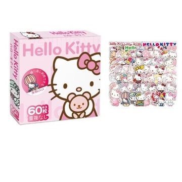 Naklejki Hello Kitty 63 sztuki