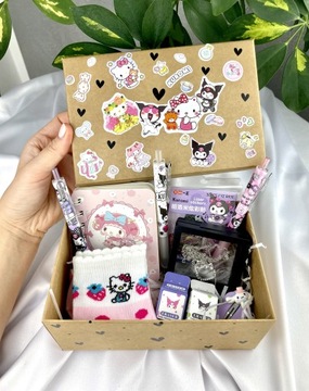 Zestaw prezentowy box dla fana hello kitty sanrio