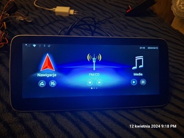 Radio Android 10 cali Mercedes A CLA GLC GLE 