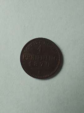 1 pfenning 1870 mennica A