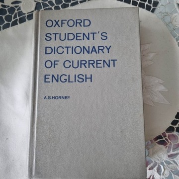 Oxford Student's Dictionary Of Current English 