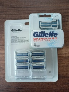 Wkłady Gillette Skinguard (6+4)=10szt.ORYGINAŁ