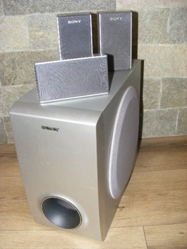 Głośniki Sony - zestaw subwoofer, center, front