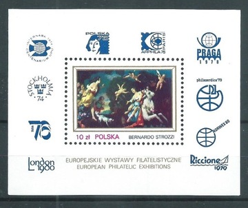 Bl.108 (2495) Europejskie Wystawy Filatelistyczne