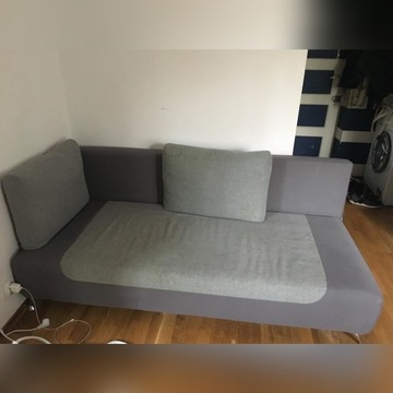 Szara kanapa sofa 2 osobowa 