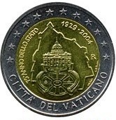 Likwidacja zbioru - 2 euro 2004  Watykan