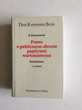 ROMANOWSKI - PRAWO O PUBLICZNYM OBROCIE 2003