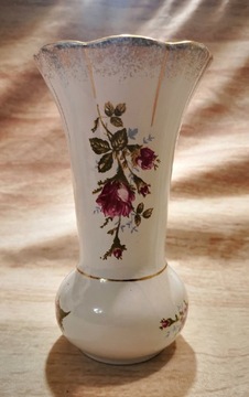 Porcelana Chodzież Wazon w róże  vintage 69