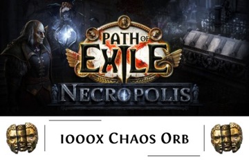 Path of Exile PoE Liga Necropolis 1000x Chaos Orb