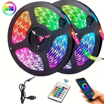 Taśma LED RGB Sterowana Pilotem 5 Metrów