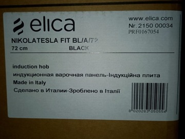 Płyta indukcyjna - Elica NIKOLATESLA FIT BL/A/72