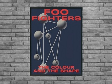 Plakat foo fighters the colour and the shape