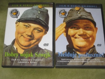 DOBRY WOJAK SZWEJK + MELDUJĘ POSŁUSZNIE (2 DVD) 