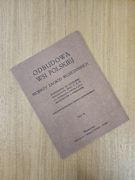 Odbudowa wsi polskiej reprint z 1915 R